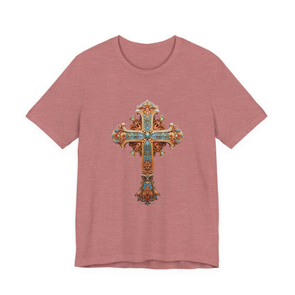 “The Courage Cross – Joshua 1:9 ‘Be strong and courageous. Do not be afraid; for the Lord your God will be with you.’”