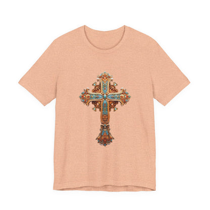 “The Courage Cross – Joshua 1:9 ‘Be strong and courageous. Do not be afraid; for the Lord your God will be with you.’”