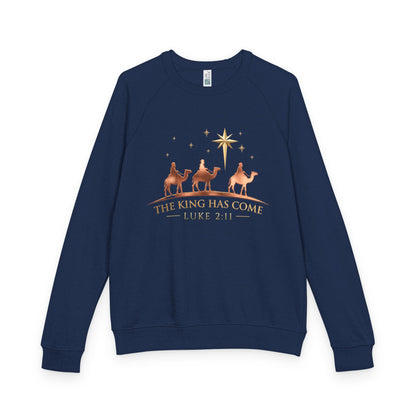 The King Has Come Premium Heavyweight Crewneck