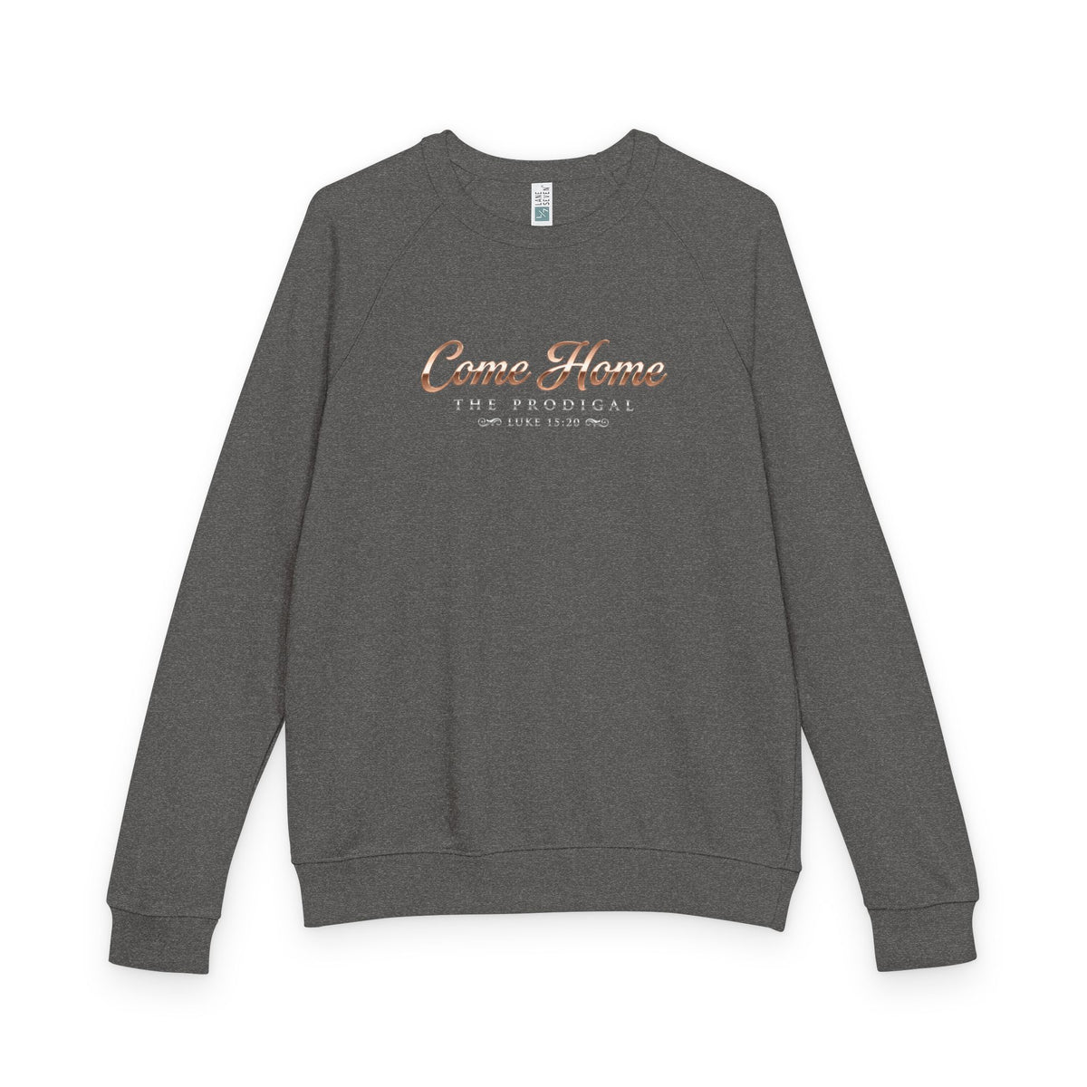 The Prodigal Luke 15:20 Christian Crewneck Sweatshirt - Unisex Faith Apparel, Scripture Graphic, Soft Cotton