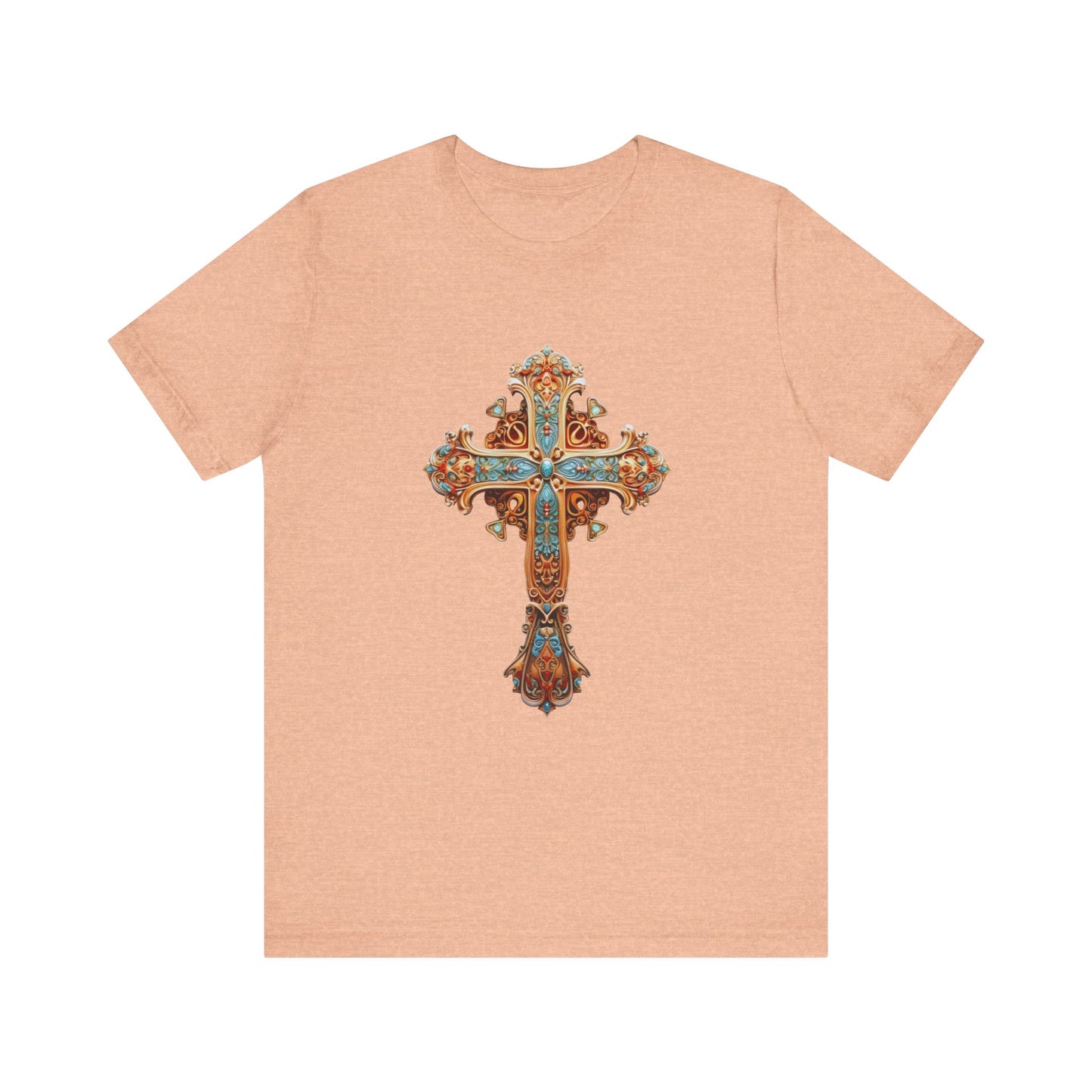 “The Courage Cross – Joshua 1:9 ‘Be strong and courageous. Do not be afraid; for the Lord your God will be with you.’”