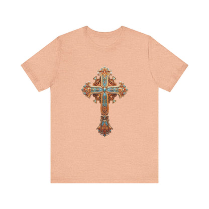 “The Courage Cross – Joshua 1:9 ‘Be strong and courageous. Do not be afraid; for the Lord your God will be with you.’”