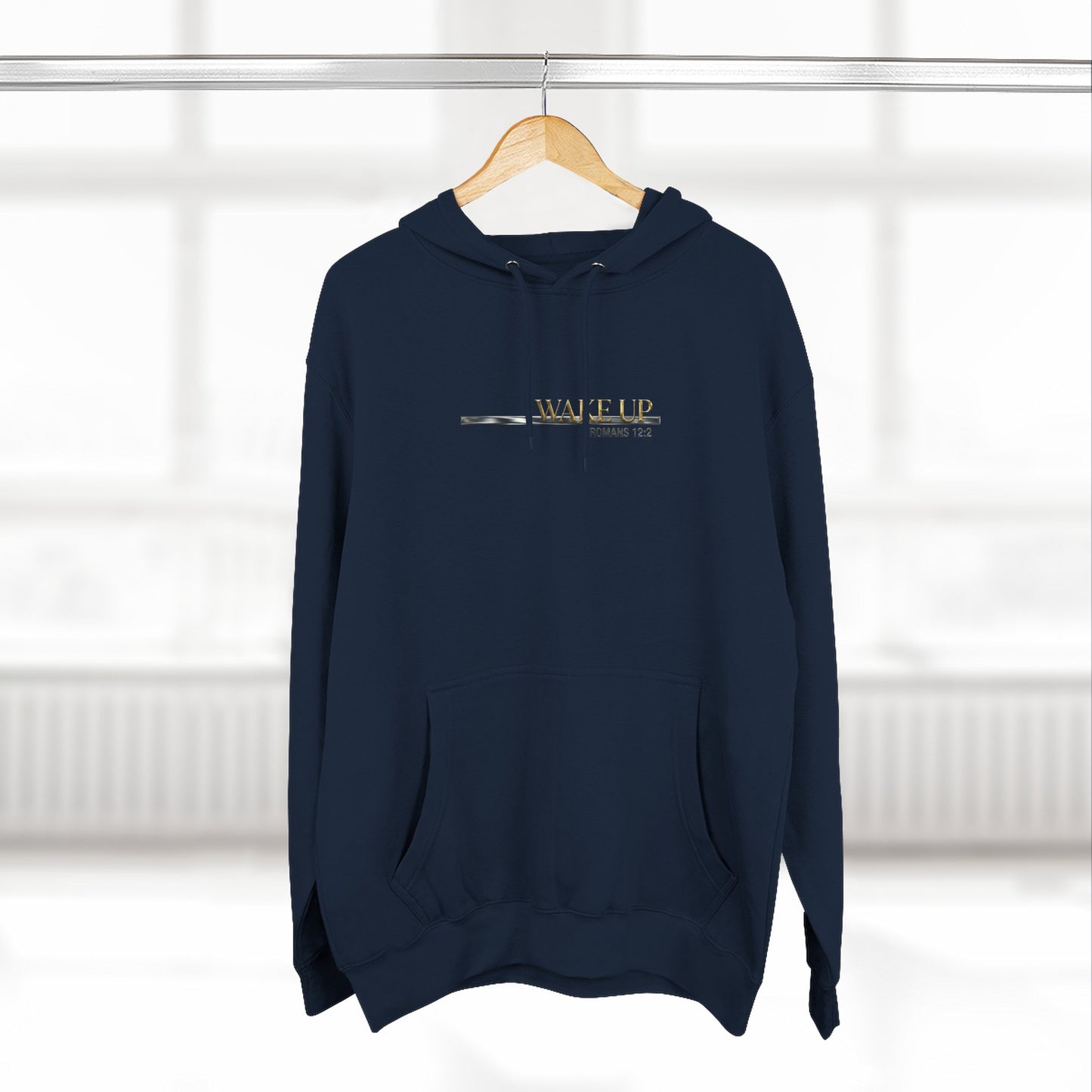 Wake Up Romans 12:2 Premium Hoodie | STANDARD ISSUE