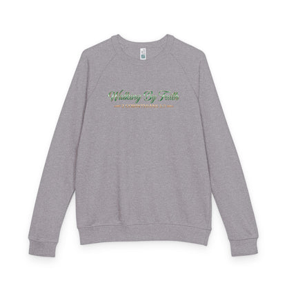 Walking By Faith Premium Heavyweight Crewneck