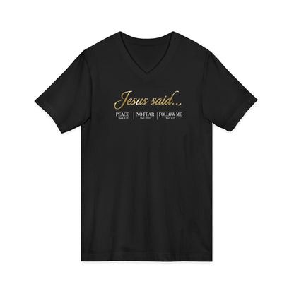 Jesus Said Premium V-Neck | STANDARD ISSUE