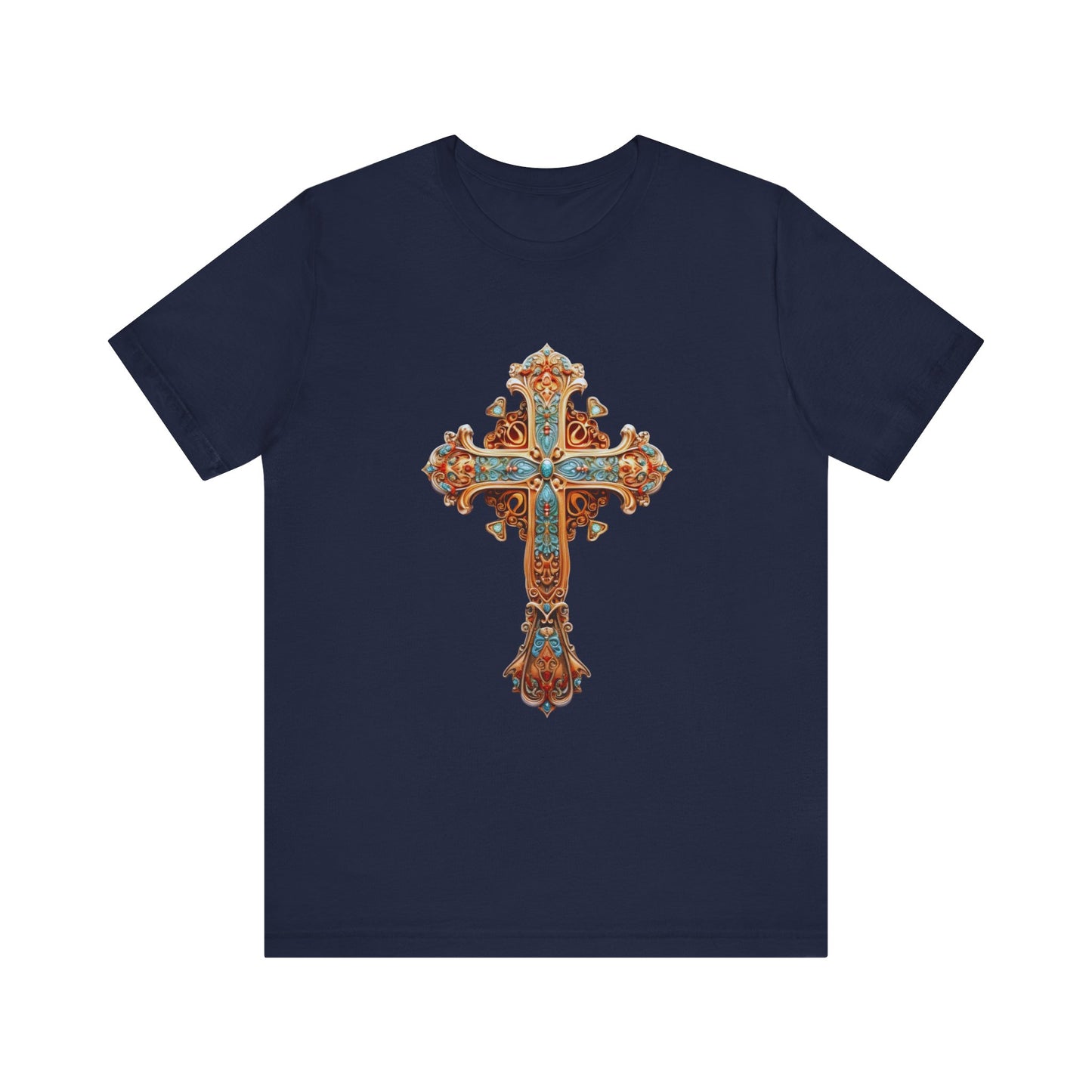 “The Courage Cross – Joshua 1:9 ‘Be strong and courageous. Do not be afraid; for the Lord your God will be with you.’”