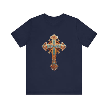 “The Courage Cross – Joshua 1:9 ‘Be strong and courageous. Do not be afraid; for the Lord your God will be with you.’”