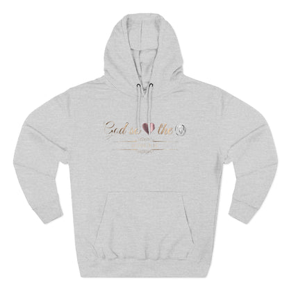 God So Loved The World John 3:16 Christian Pullover Hoodie - Unisex Faith Apparel, Scripture Graphic, Soft Cotton