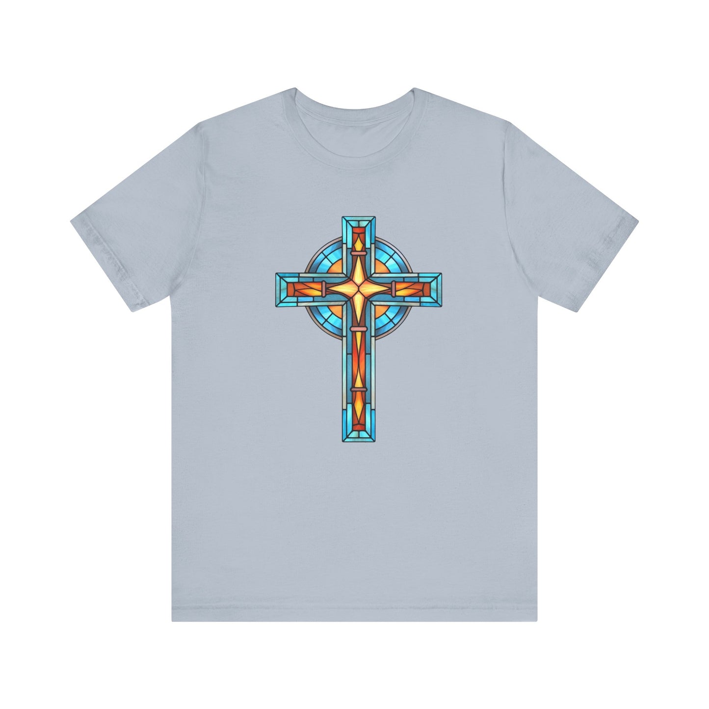 “The Faith Cross” Christian T-Shirt – Hebrews 11:1 – “Faith is the substance of things hoped for, the evidence of things not seen.”