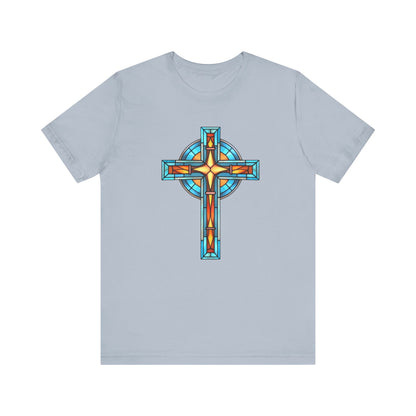“The Faith Cross” Christian T-Shirt – Hebrews 11:1 – “Faith is the substance of things hoped for, the evidence of things not seen.”