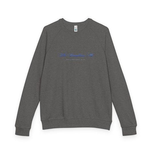 Who Strengthens Me Premium Heavyweight Crewneck