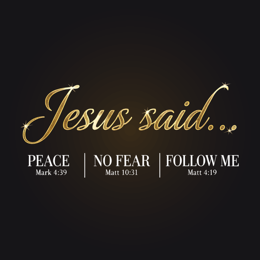 Jesus Said - John 14:27 - ChristKeys verse art