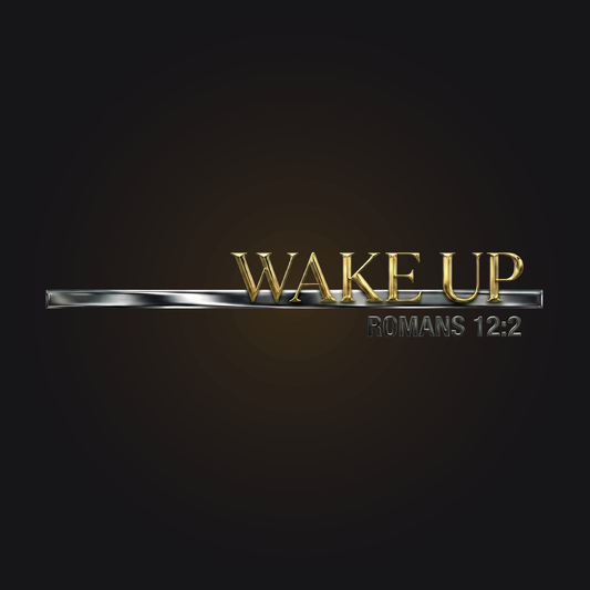 Wake Up - Romans 12:2 - ChristKeys verse art