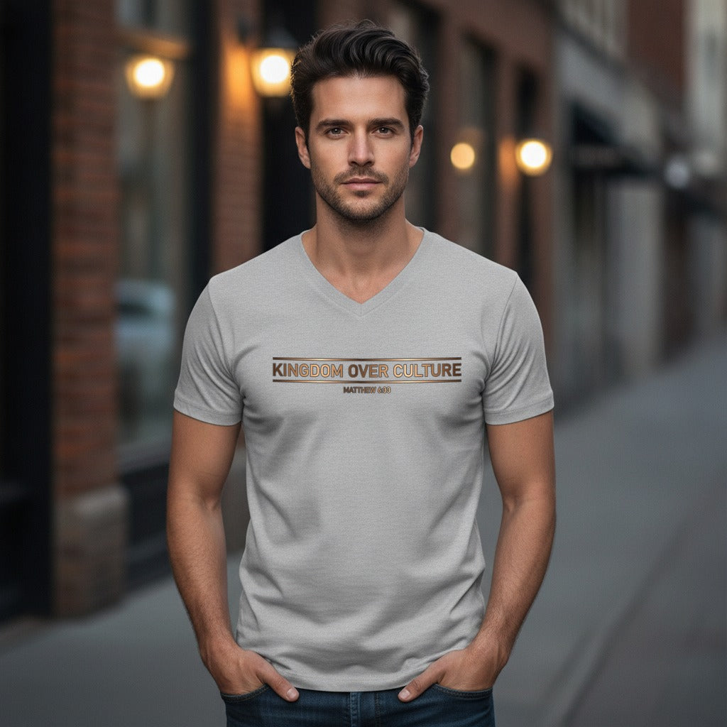 Christ Keys model mockup - Athletic Heather male