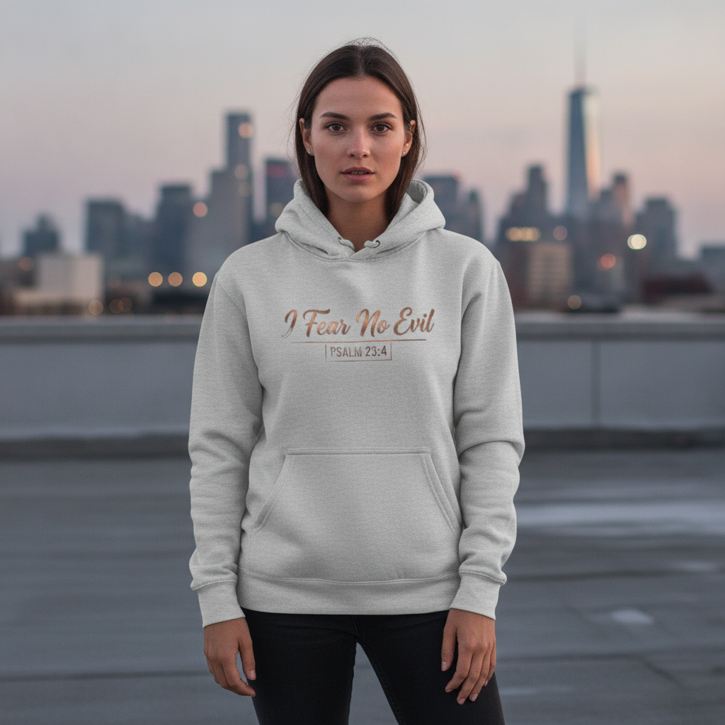 Christ Keys model mockup - Heather Grey female