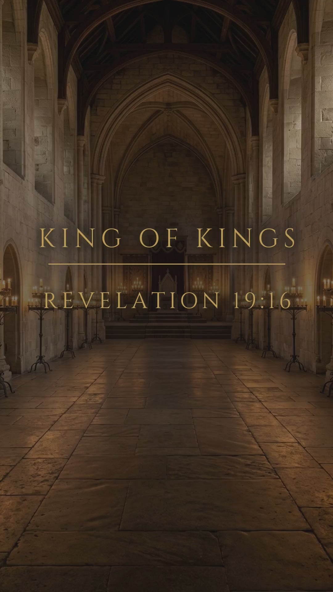Jesus King of Kings - Revelation 19:16 - scripture memory film